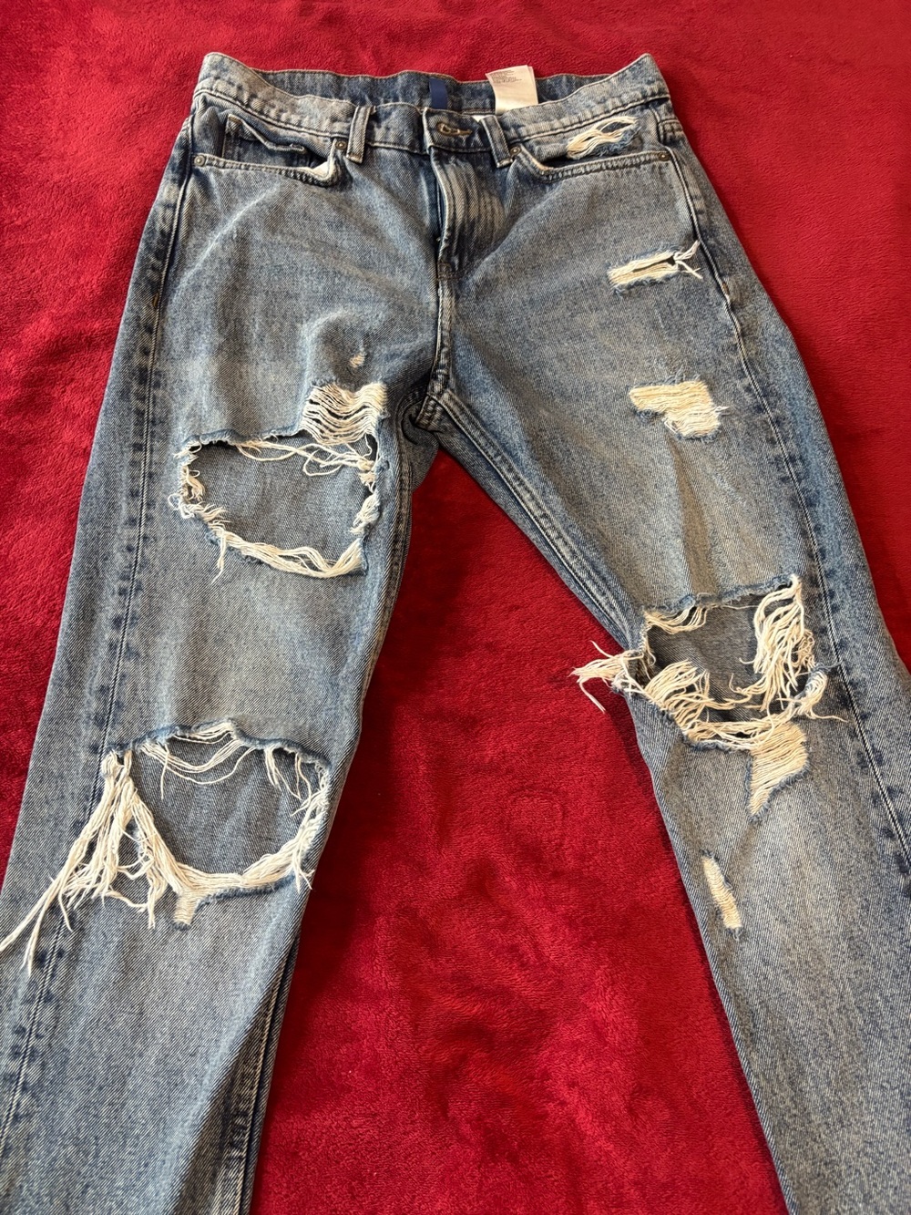 Straight Ripped Jeans - Picture 11 of 17